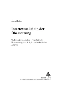 Title: Intertextualität in der Übersetzung