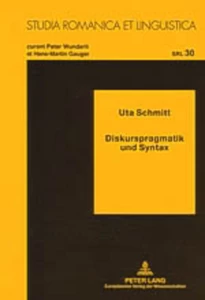 Title: Diskurspragmatik und Syntax