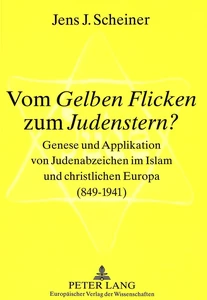 Title: Vom «Gelben Flicken» zum «Judenstern»?