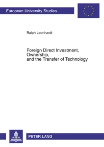 Title: Foreign Direct Investment, Ownership, and the Transfer of Technology