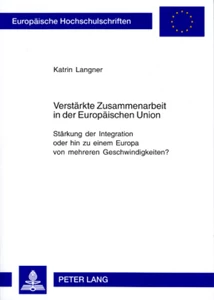 Title: Verstärkte Zusammenarbeit in der Europäischen Union