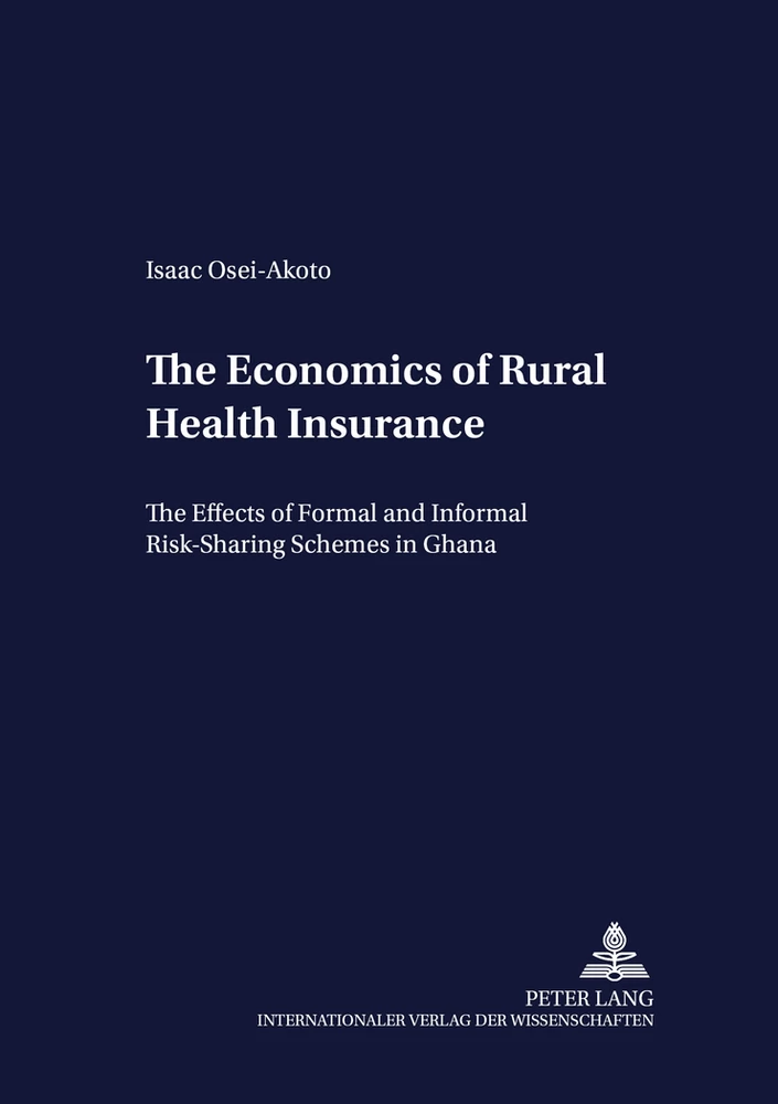 Title: The Economics of Rural Health Insurance