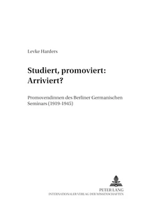 Title: Studiert, promoviert: Arriviert?
