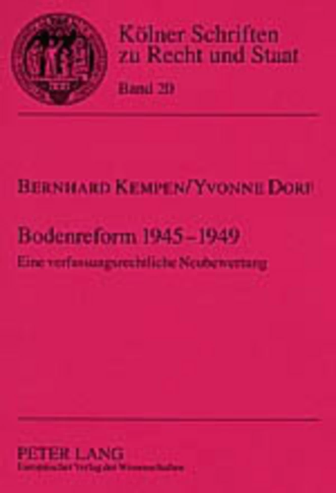 Titel: Bodenreform 1945-1949