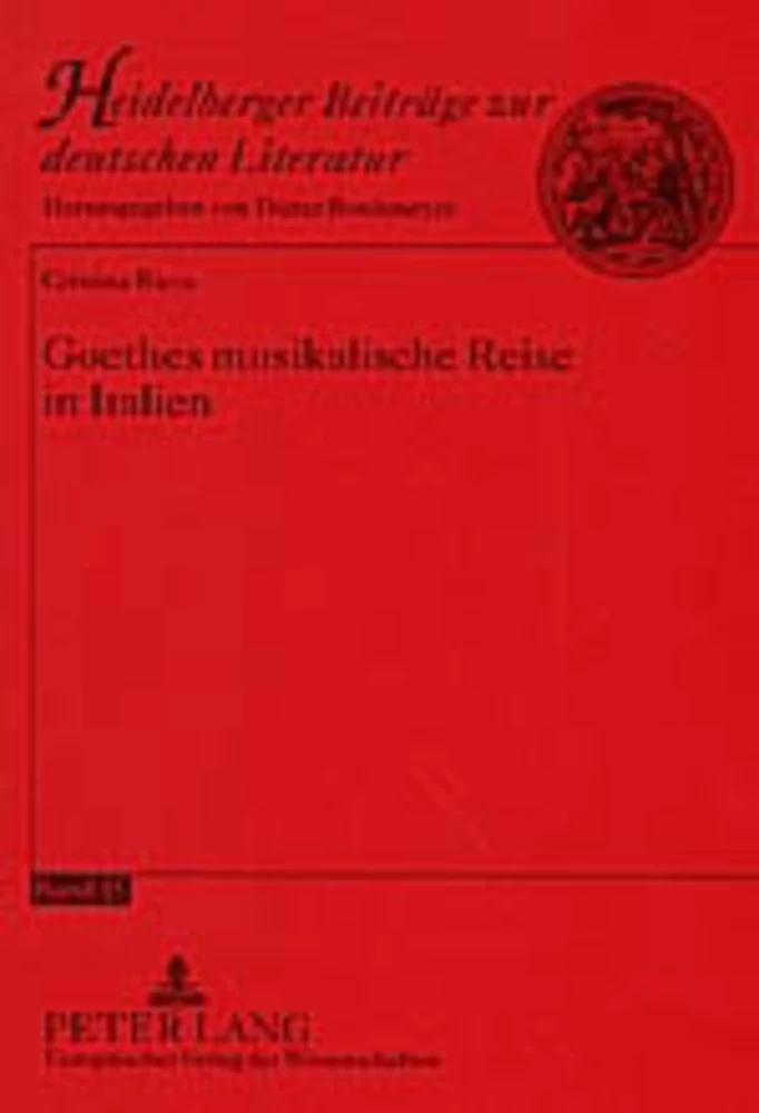 Titel: Goethes musikalische Reise in Italien