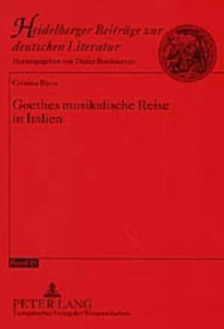 Title: Goethes musikalische Reise in Italien