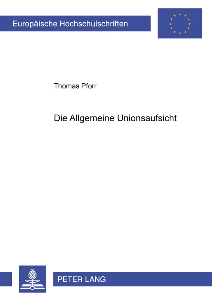 Title: Die Allgemeine Unionsaufsicht