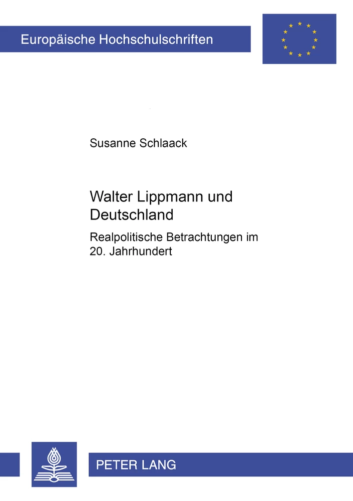 Titel: Walter Lippmann und Deutschland