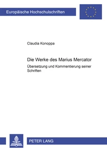Title: Die Werke des Marius Mercator