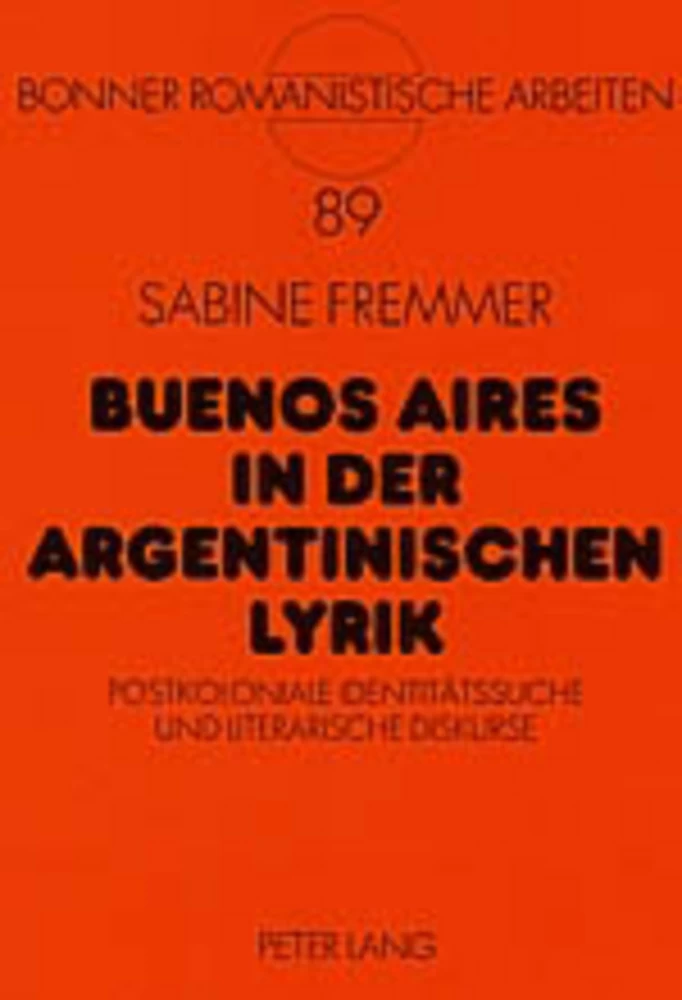 Title: Buenos Aires in der argentinischen Lyrik