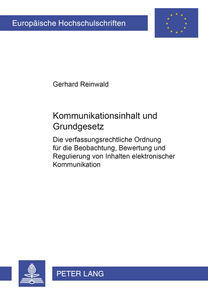 Title: Kommunikationsinhalt und Grundgesetz