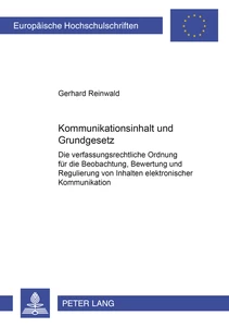Title: Kommunikationsinhalt und Grundgesetz