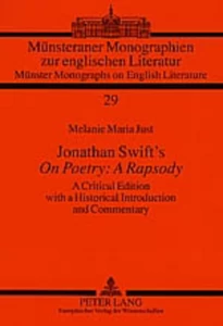 Title: Jonathan Swift’s «On Poetry: A Rapsody»