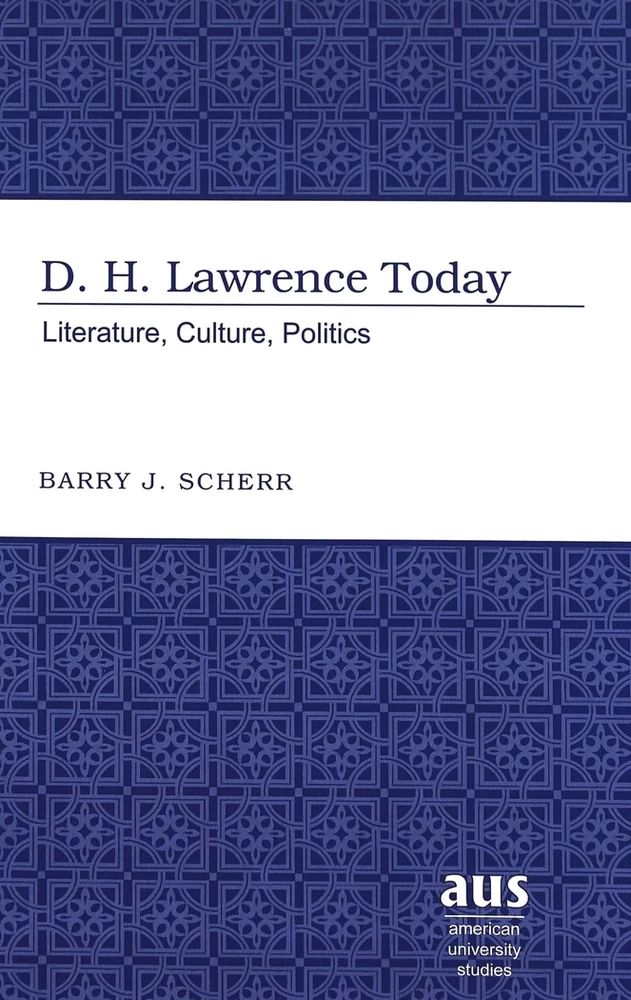 Title: D.H. Lawrence Today