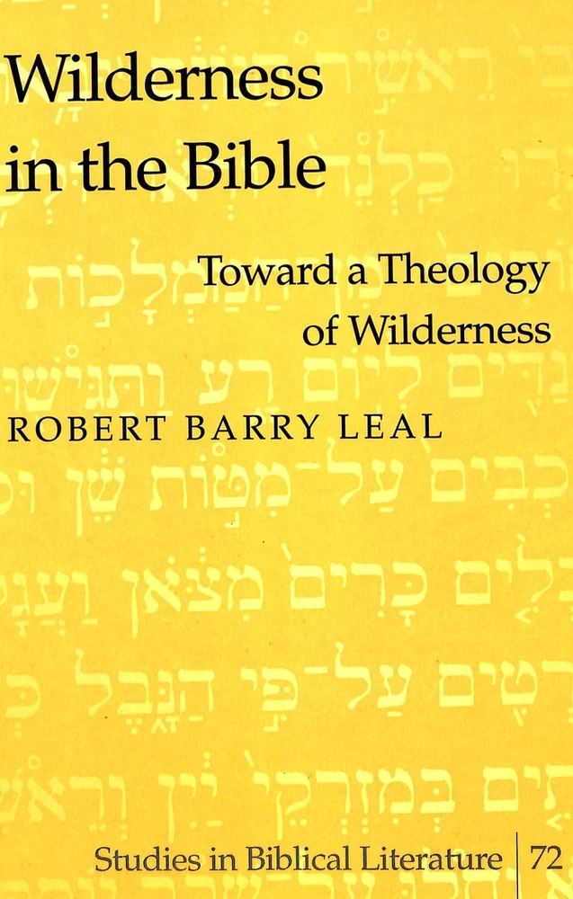 Title: Wilderness in the Bible