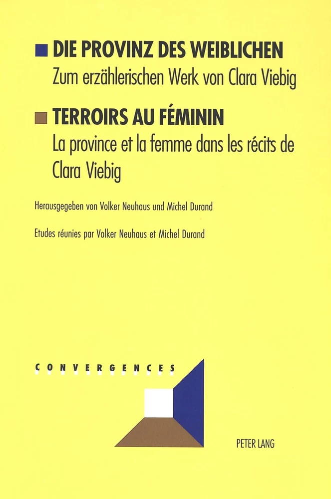 Titel: Die Provinz des Weiblichen- Terroirs au féminin