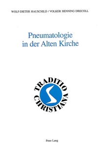 Title: Pneumatologie in der Alten Kirche