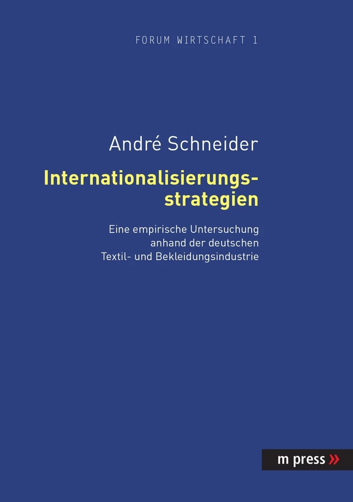 Titel: Internationalisierungsstrategien