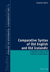 Title: Comparative Syntax of Old English and Old Icelandic