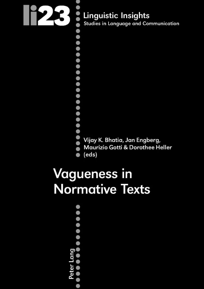 Title: Vagueness in Normative Texts