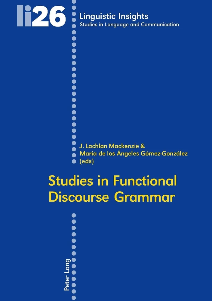 Title: Studies in Functional Discourse Grammar