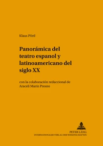 Title: Panorámica del teatro español y latinoamericano del siglo XX