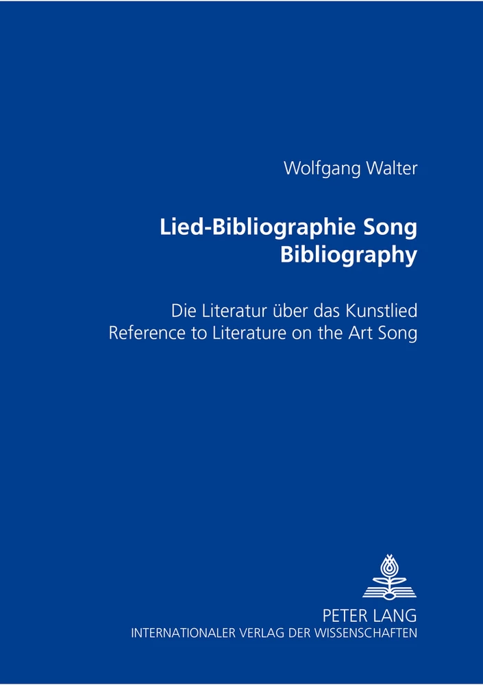 Title: Lied-Bibliographie - Song Bibliography