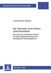 Title: Der rheinische Jurist Joseph Bauerband
