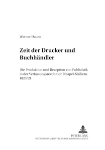Title: Zeit der Drucker und Buchhändler