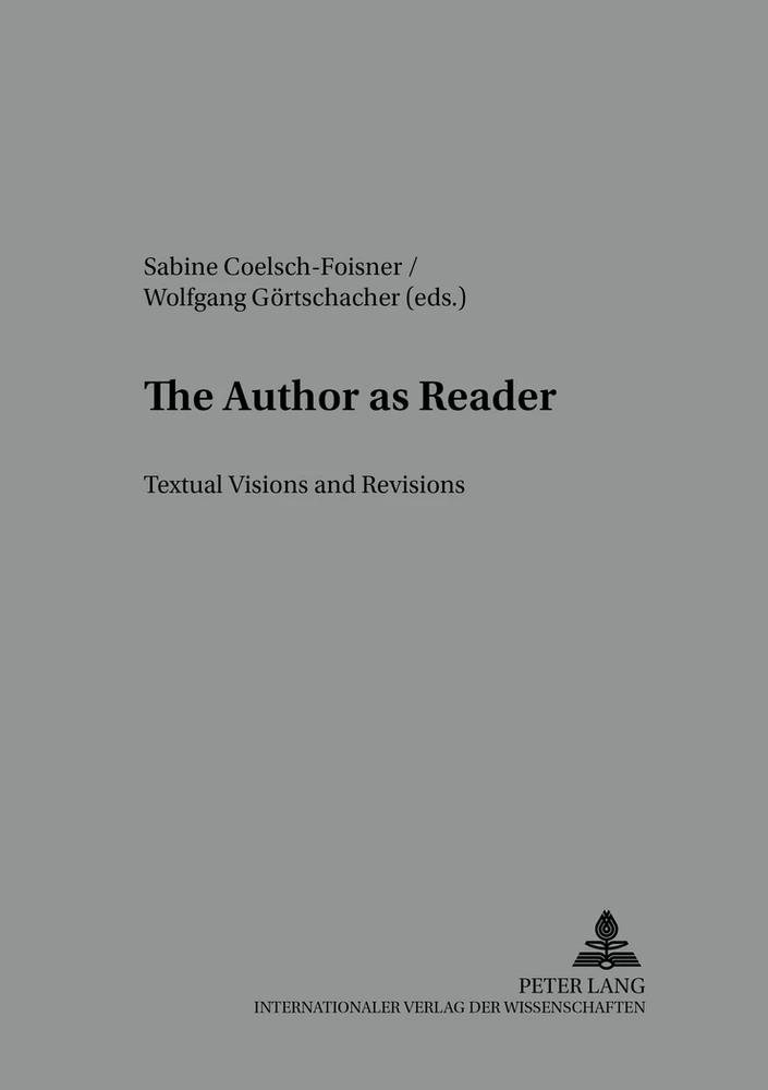 Title: The Author as Reader