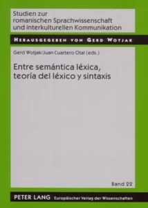 Title: Entre semántica léxica, teoría del léxico y sintaxis