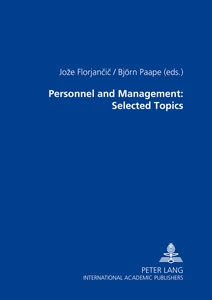 Title: Personnel and Management: Selected Topics