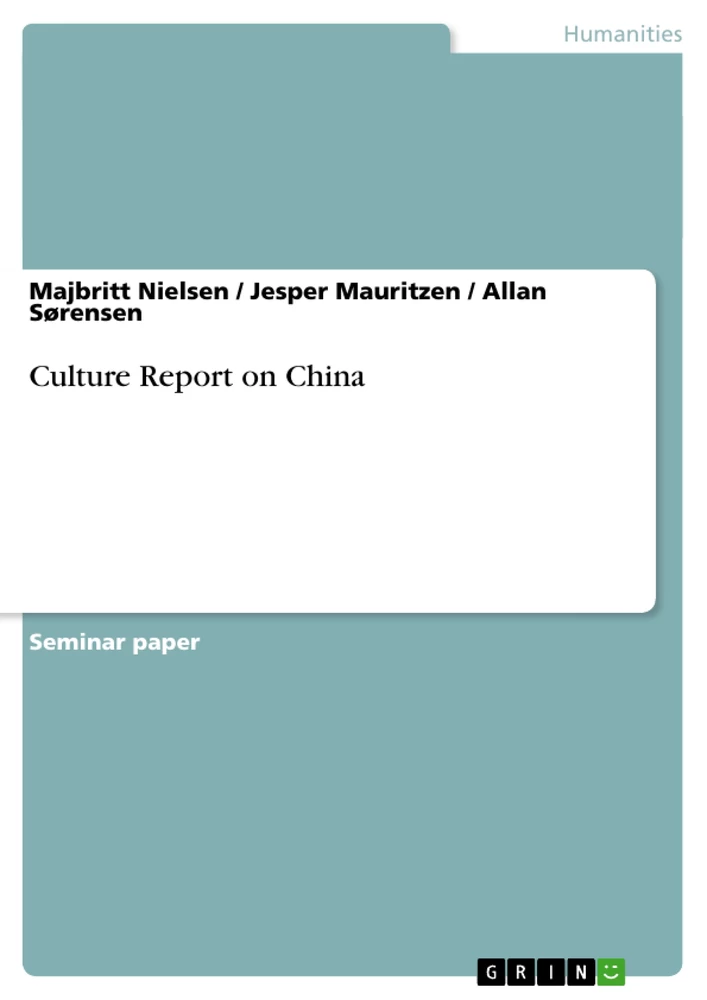 Título: Culture Report on China 