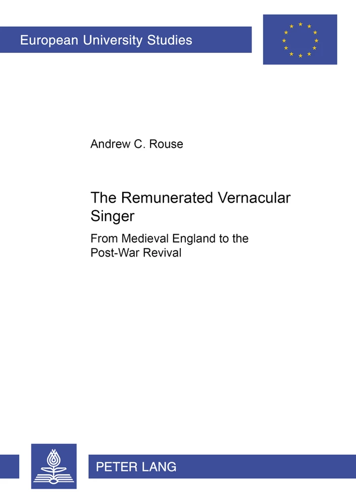 Title: The Remunerated Vernacular Singer
