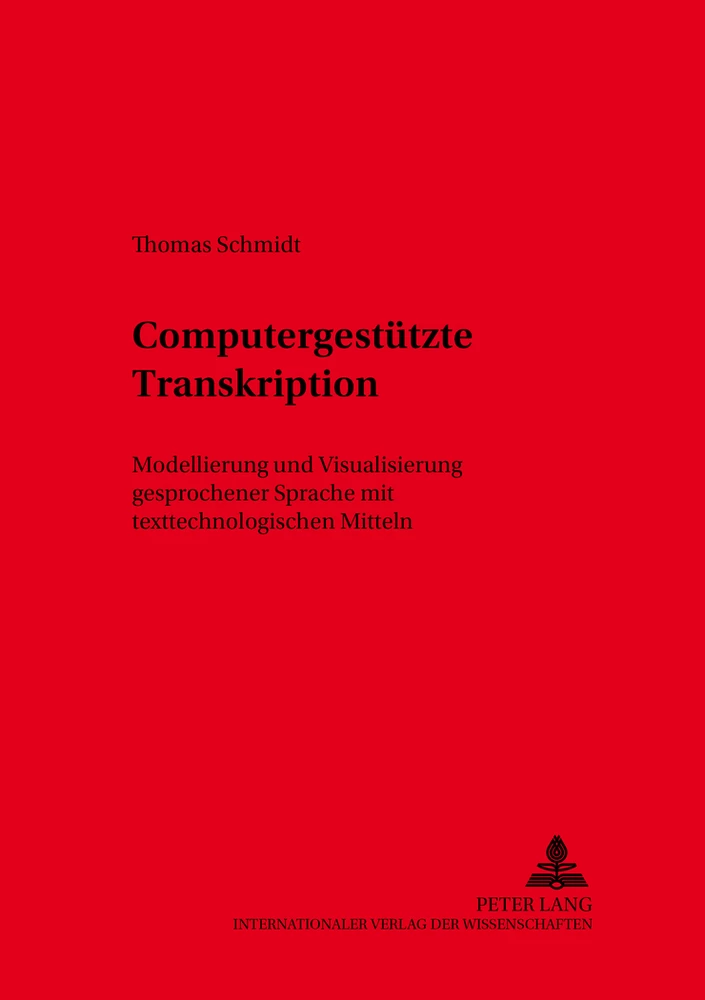 Titel: Computergestützte Transkription