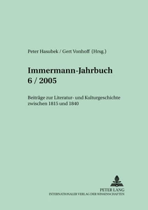 Title: Immermann-Jahrbuch 6/2005-