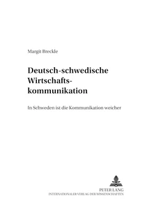 Title: Deutsch-schwedische Wirtschaftskommunikation