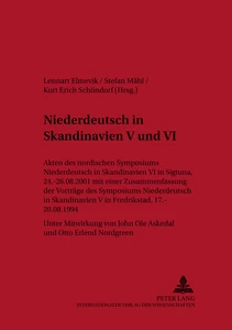 Title: Niederdeutsch in Skandinavien V und VI