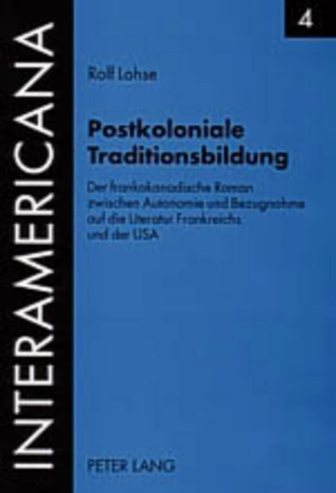 Titel: Postkoloniale Traditionsbildung