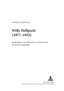 Titel: Willy Hellpach (1877-1955)