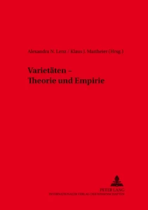 Title: Varietäten – Theorie und Empirie
