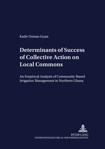 Title: Determinants of Success of Collective Action on Local Commons