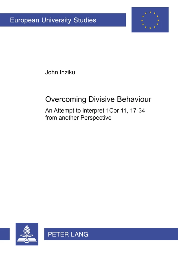 Title: Overcoming Divisive Behaviour