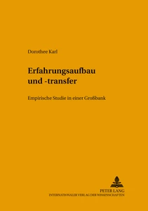 Title: Erfahrungsaufbau und -transfer