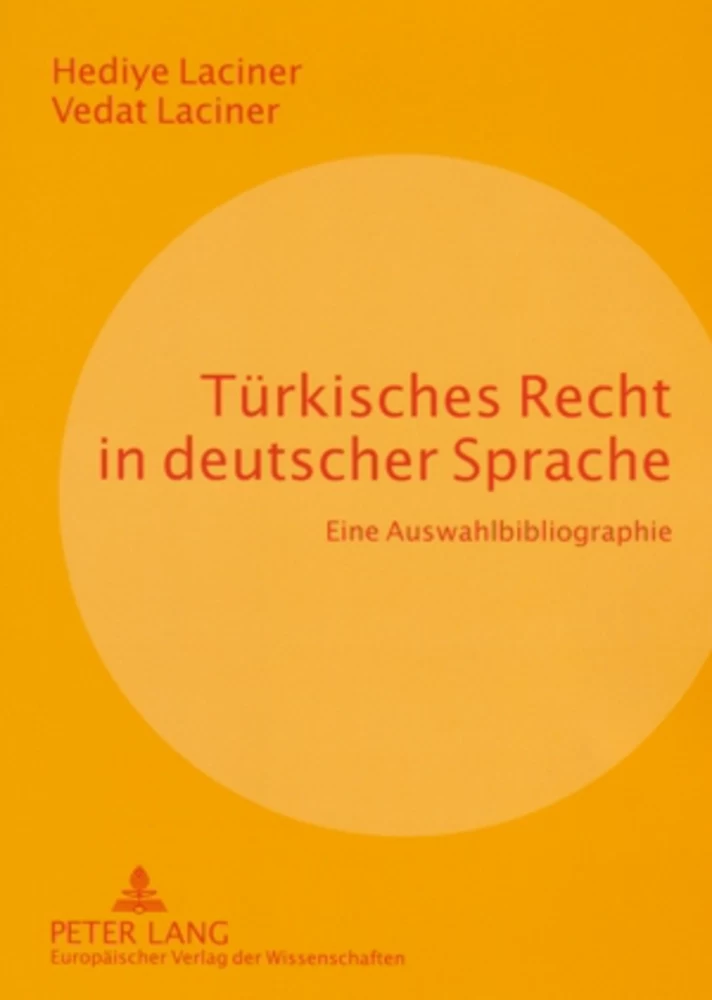 Title: Türkisches Recht in deutscher Sprache