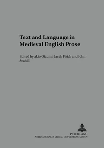 Title: Text and Language in Medieval English Prose