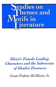 Title: Kleist’s Female Leading Characters and the Subversion of Idealist Discourse