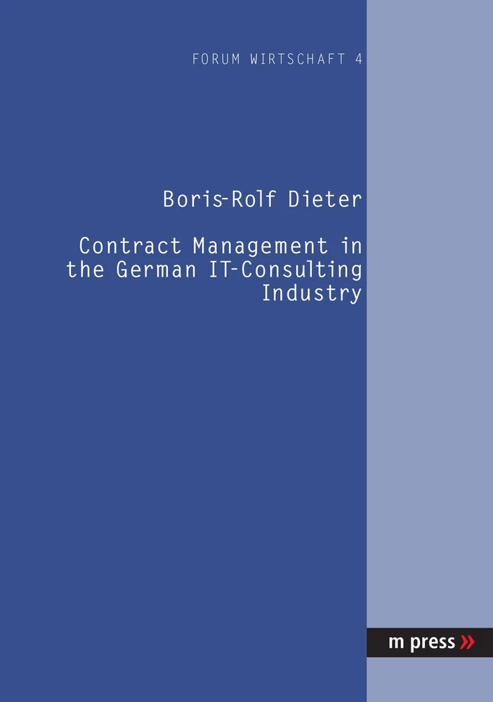 Title: Contract Management in the German IT-Consulting Industry