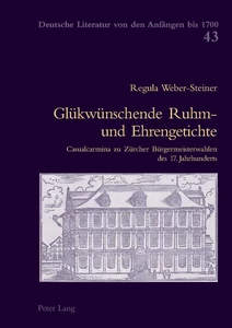 Title: Glükwünschende Ruhm- und Ehrengetichte
