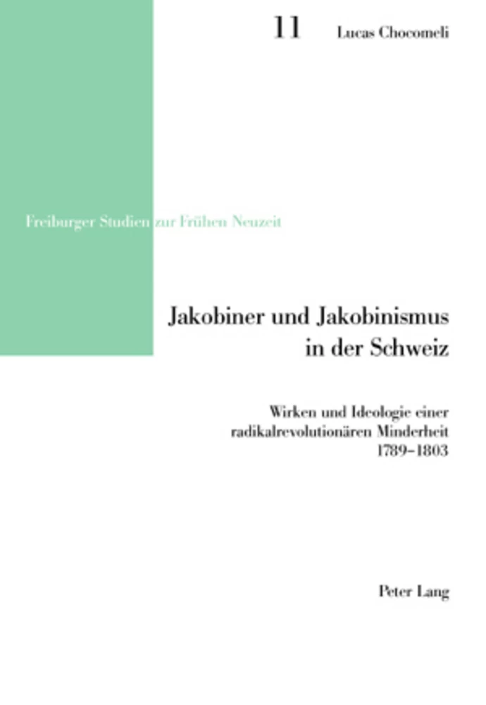 Titel: Jakobiner und Jakobinismus in der Schweiz